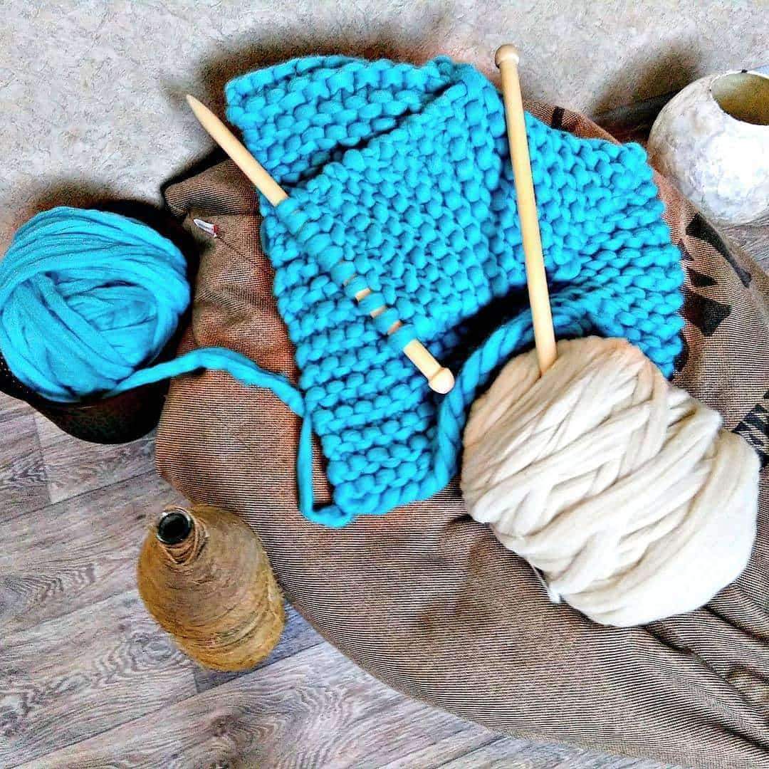 Merino Wool, Super Chunky Yarn - color from BLUE - FuzzyRoom