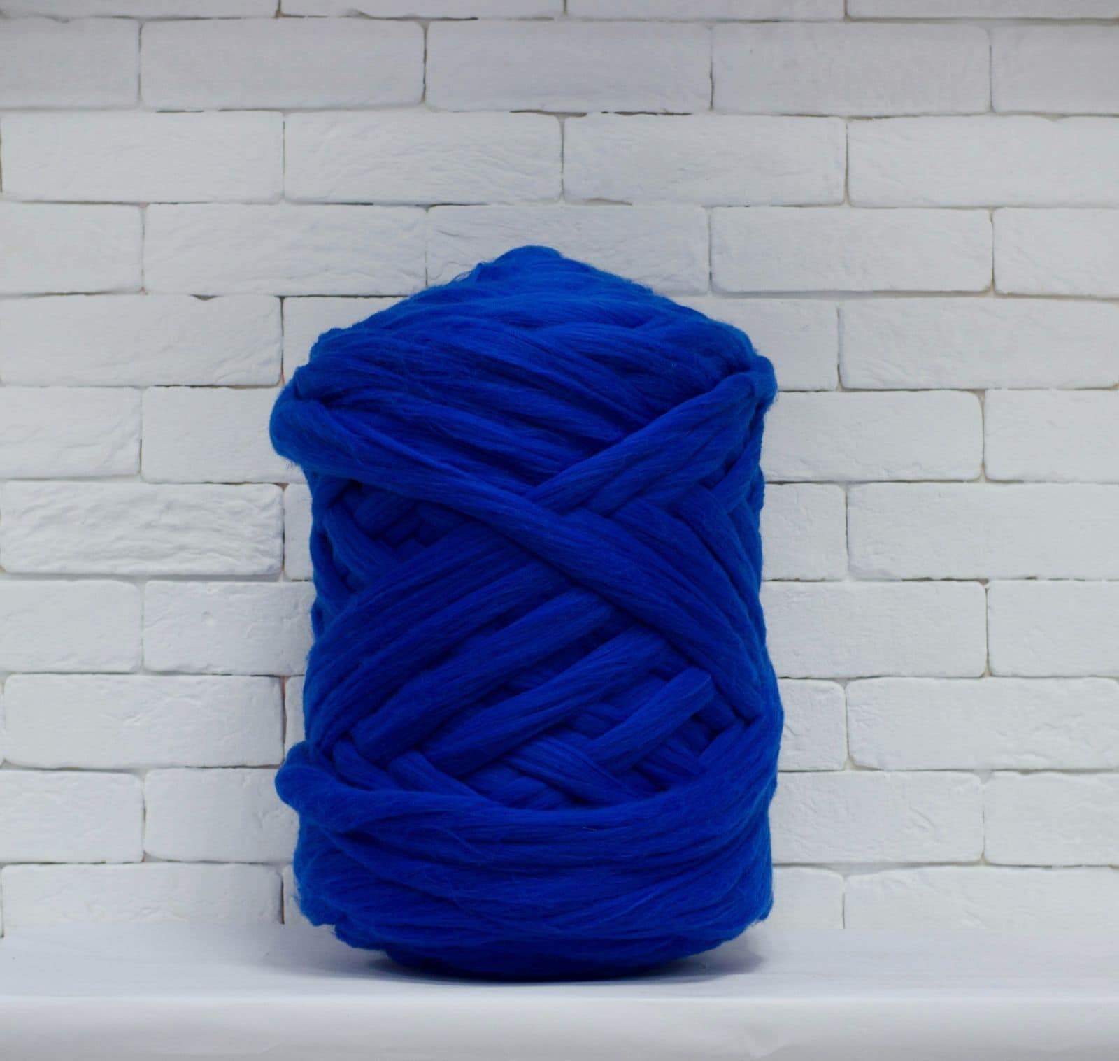 Merino Wool, Super Chunky Yarn - color from CORNFLOWER - FuzzyRoom