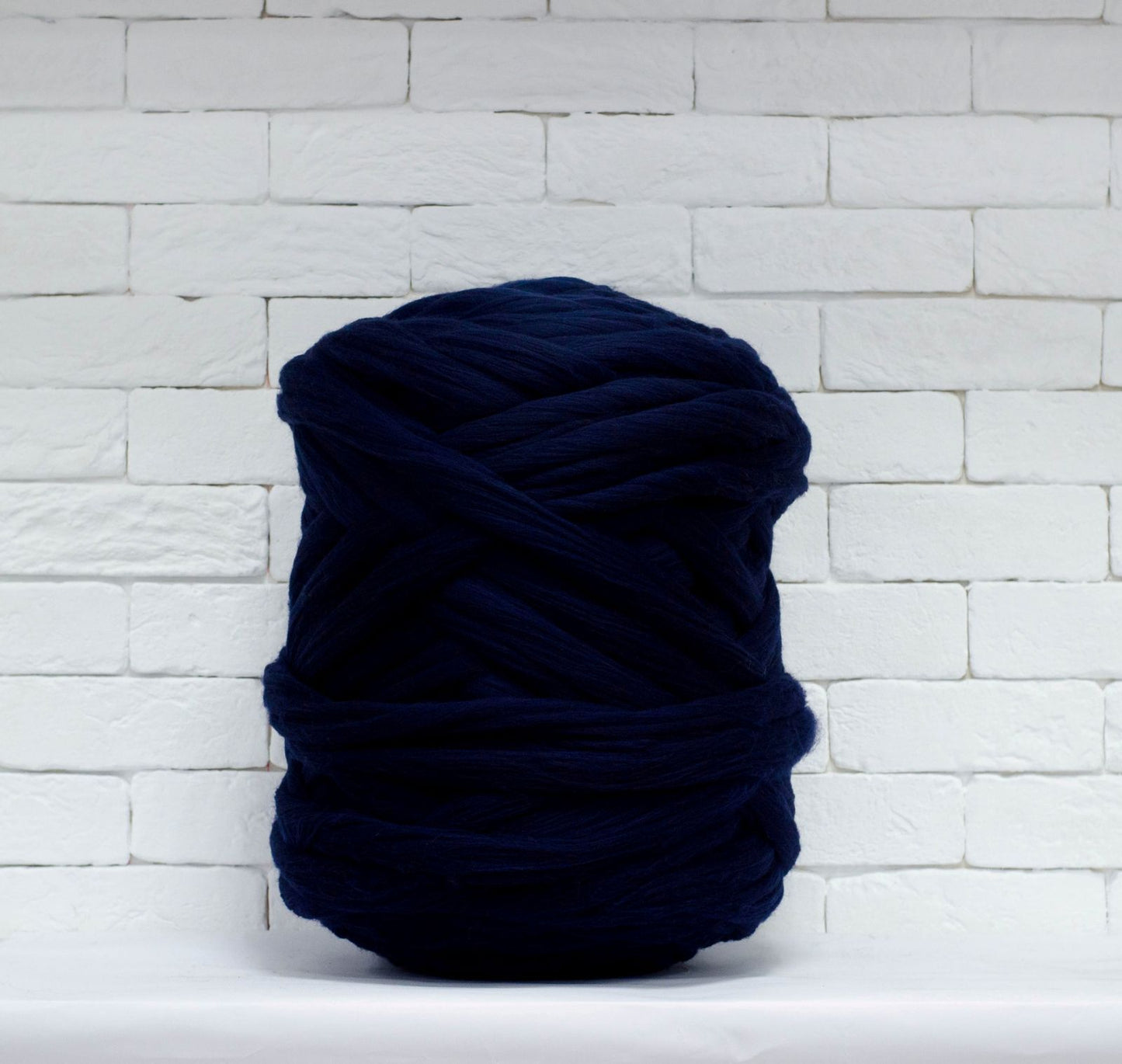 Merino Wool, Super Chunky Yarn - color from DARK BLUE - FuzzyRoom