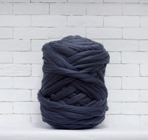 Merino Wool, Super Chunky Yarn - color from GRANITE - FuzzyRoom