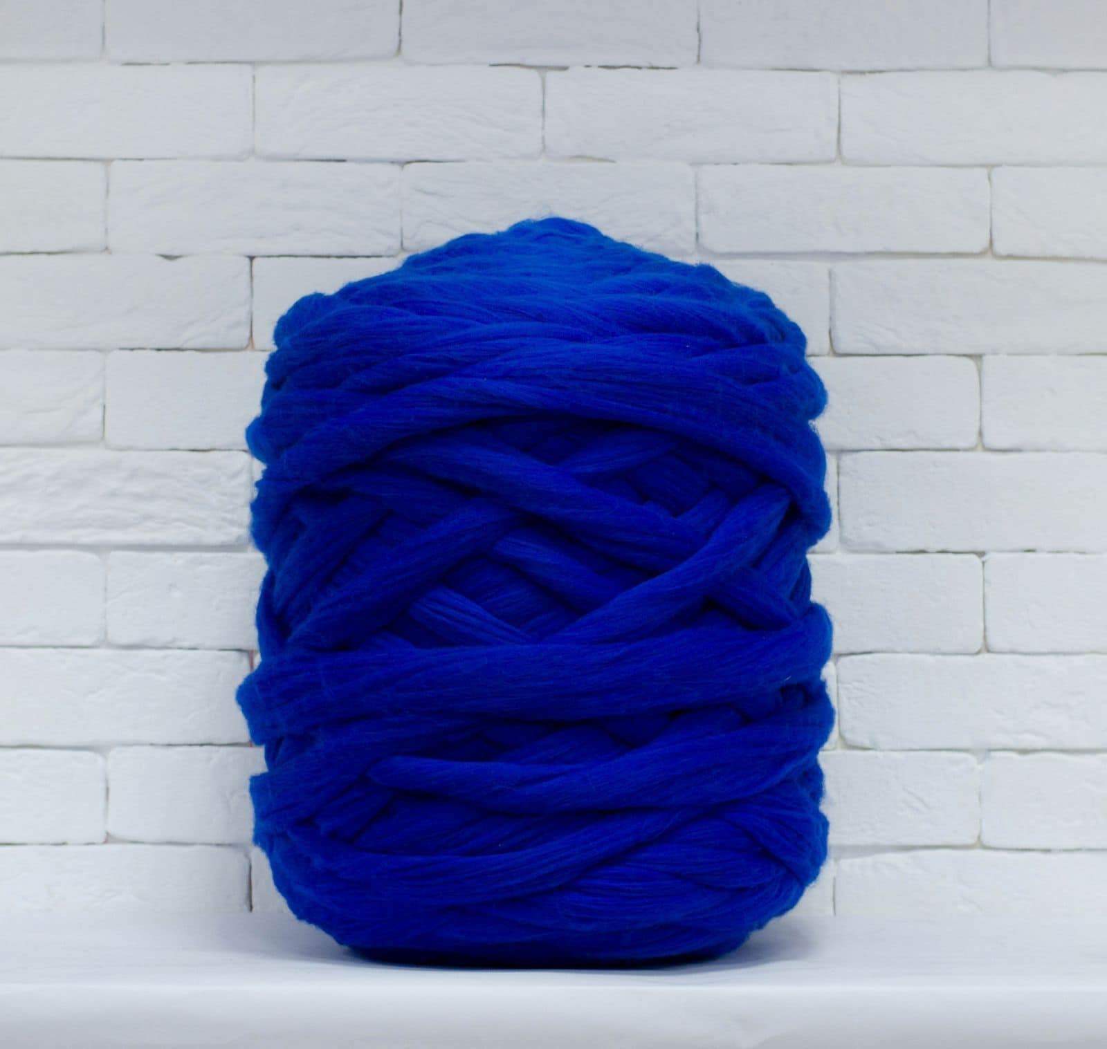 Merino Wool, Super Chunky Yarn - color from INDIGO - FuzzyRoom
