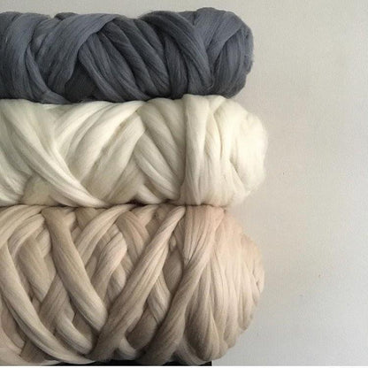 Merino Wool, Super Chunky Yarn  - color from LAGOON - FuzzyRoom