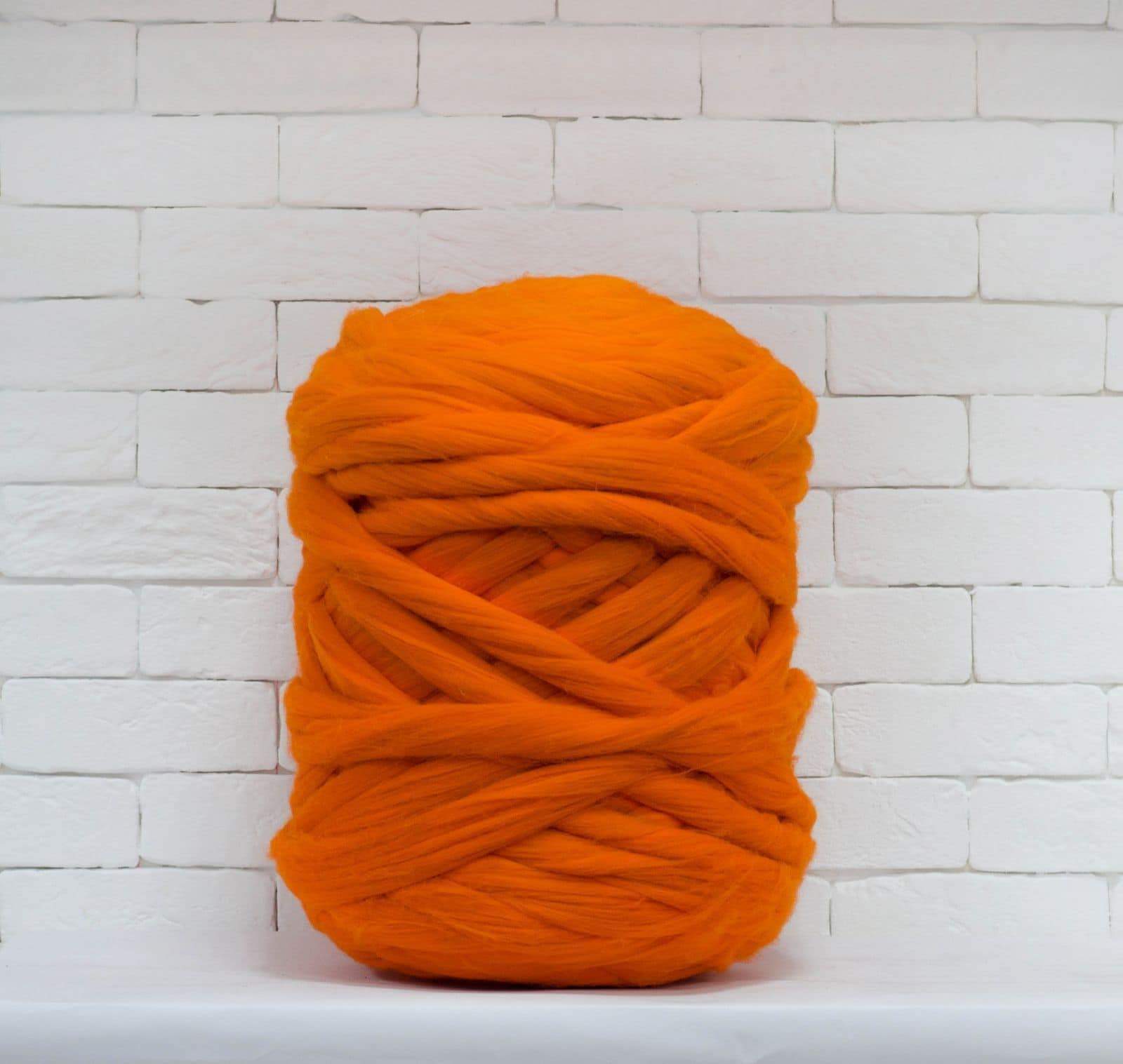 Merino Wool, Super Chunky Yarn - color from MAPLE - FuzzyRoom