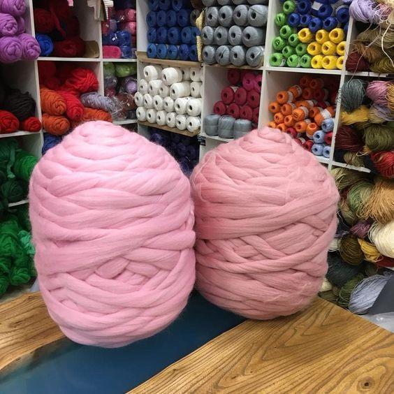 Merino Wool, Super Chunky Yarn - color from MAPLE - FuzzyRoom
