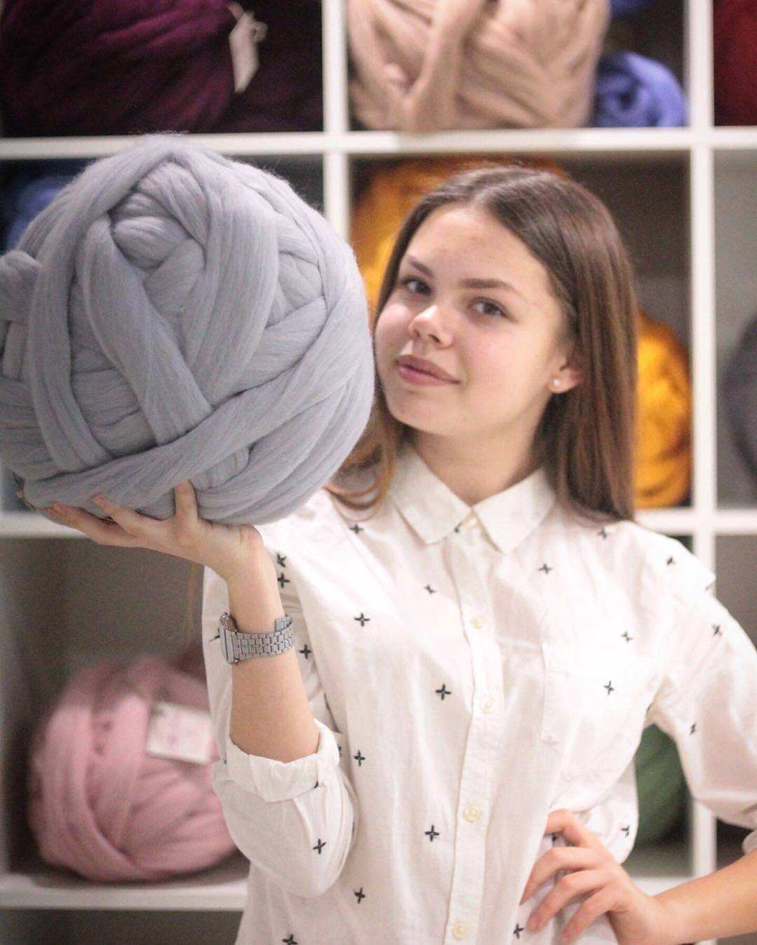 Merino Wool, Super Chunky Yarn - color from MARSH - FuzzyRoom