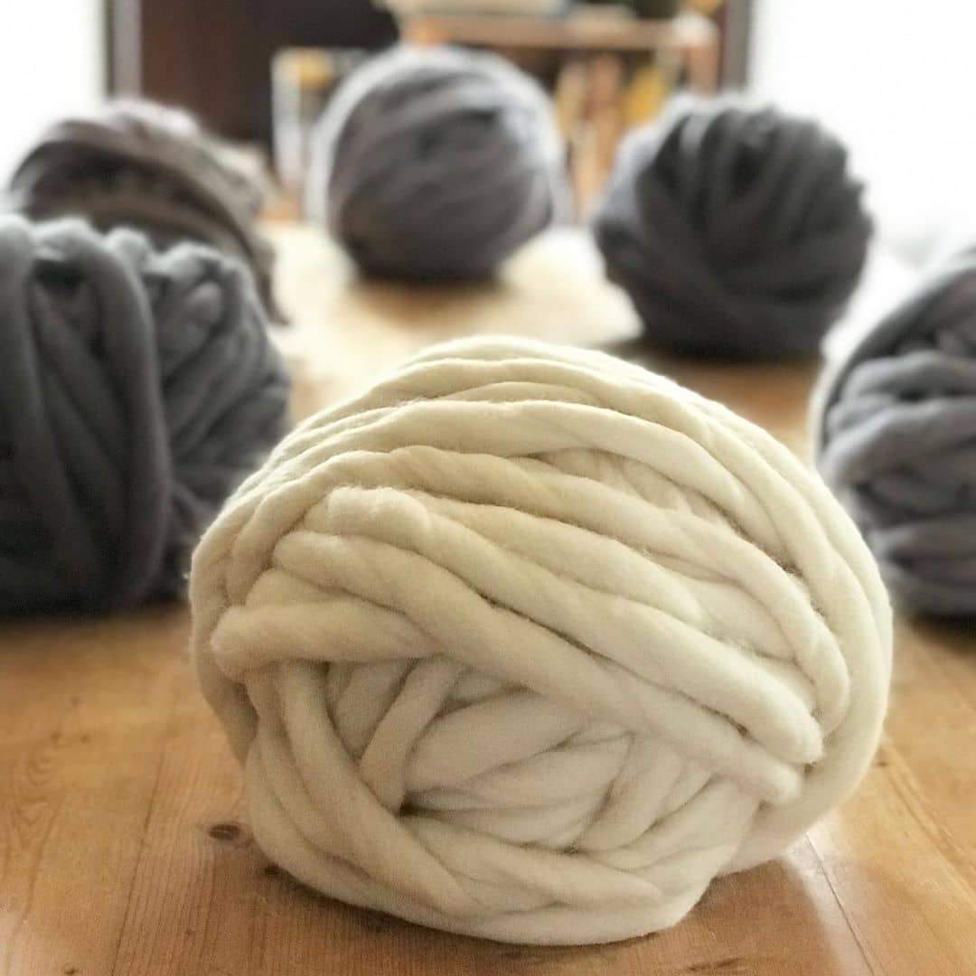 Merino Wool, Super Chunky Yarn - color from MARSH - FuzzyRoom