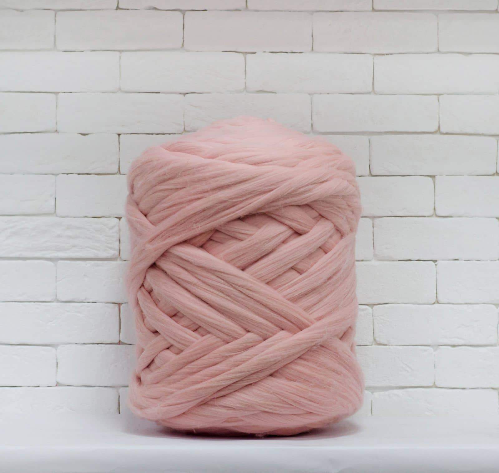 Merino Wool, Super Chunky Yarn - color from POWDER - FuzzyRoom