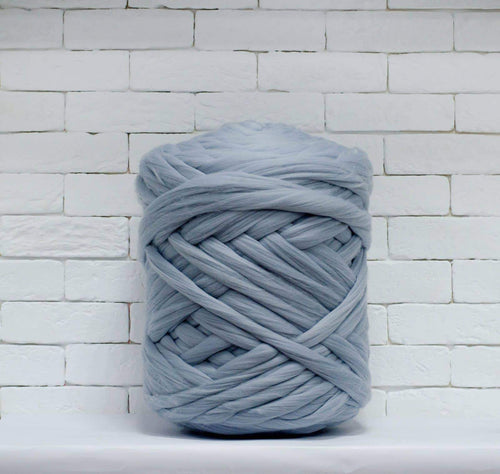 Merino Wool, Super Chunky Yarn - color from SILVER - FuzzyRoom
