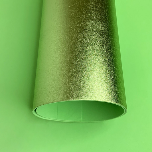 Metallic foam in sheets (2mm) color lime - 0401