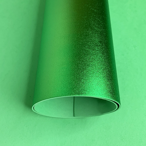 Metallic foam in sheets (2mm) color green - 0402