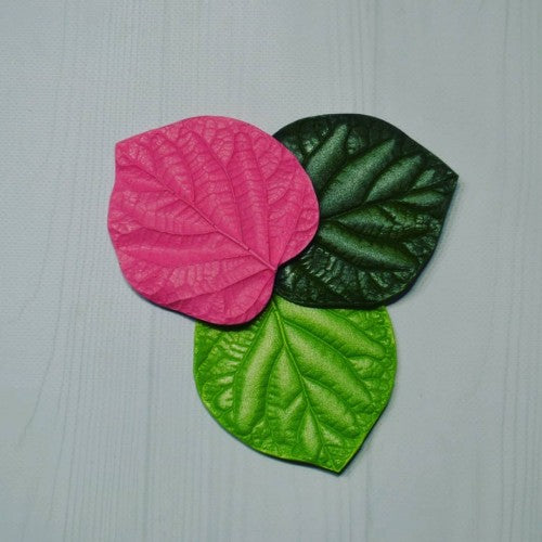 Hydrangea leaf veiner/mold 9,5х8,5 cm (3,7x3,3 inches) №3 - pattern for foamiran and isolon leaves