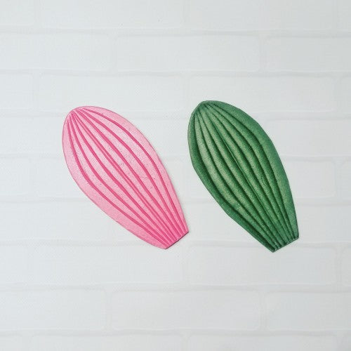 Orchid leaf veiner/mold 17х8 cm (6,7x3,1 inches) №1 - pattern for foamiran and isolon leaves
