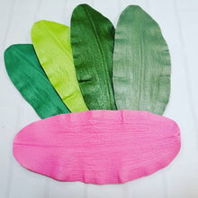 Load image into Gallery viewer, Orchid leaf veiner/mold 18х9 cm (7x3,5 inches) №3 - pattern for foamiran and isolon leaves