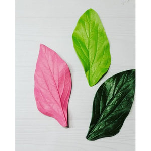 Peony leaf veiner/mold 15,5х6,5 cm (6,1x2,6 inches) №7 - pattern for foamiran and isolon leaves