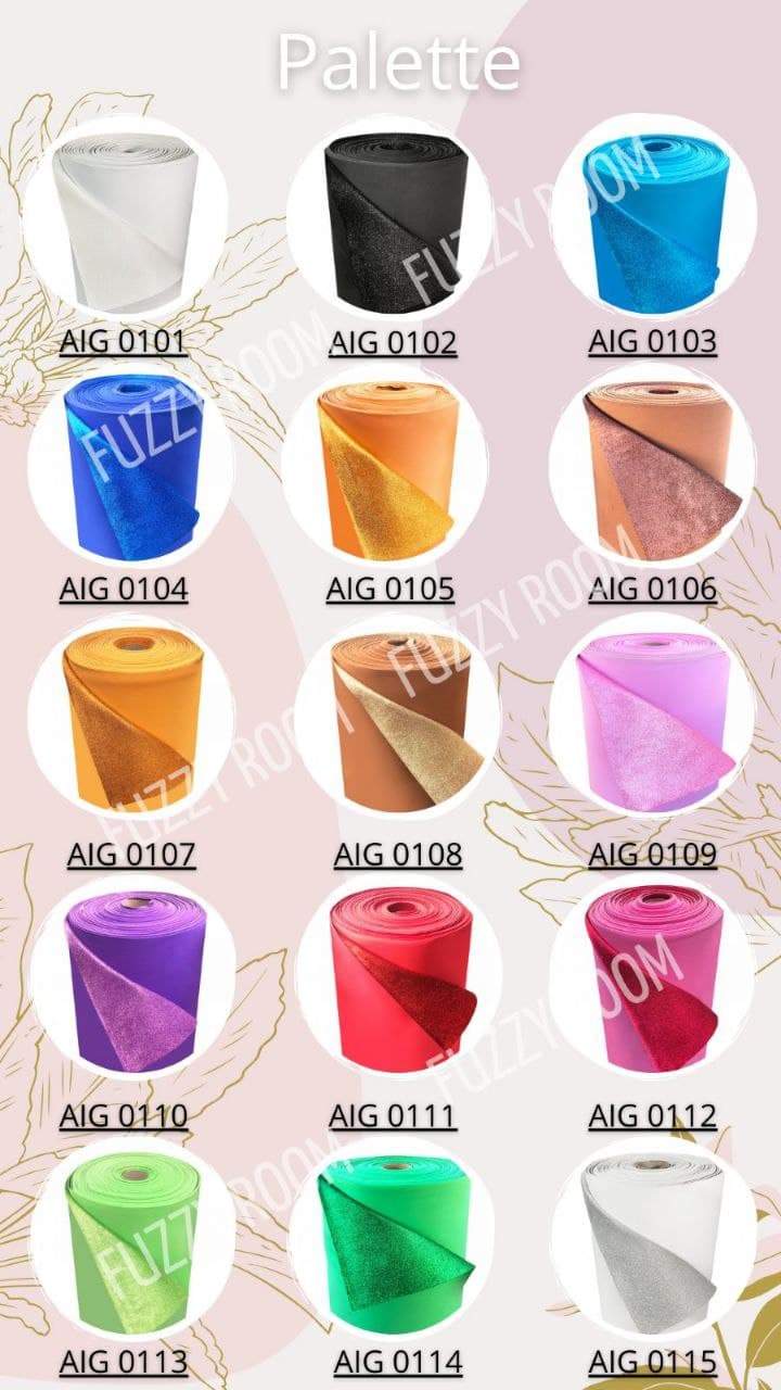 Glitter foam (2mm) color light pink - 0109