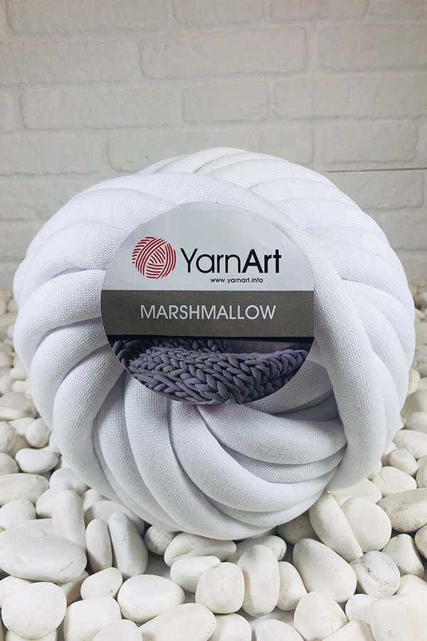 Cotton tube yarn Marshmallow №914