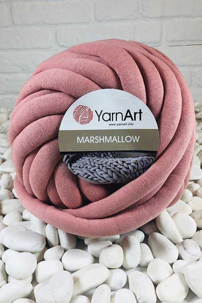 Cotton tube yarn Marshmallow №906