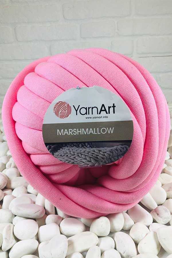 Cotton tube yarn Marshmallow №907