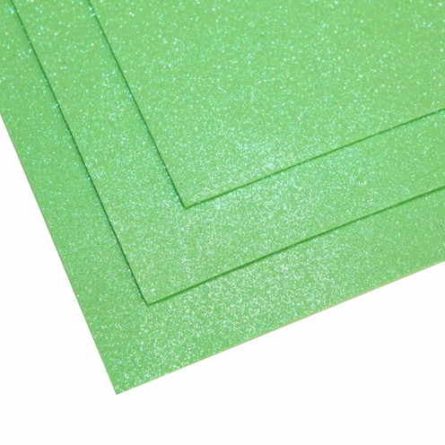 Glowing shimmer foam in sheets (1,5mm) color green - 0313